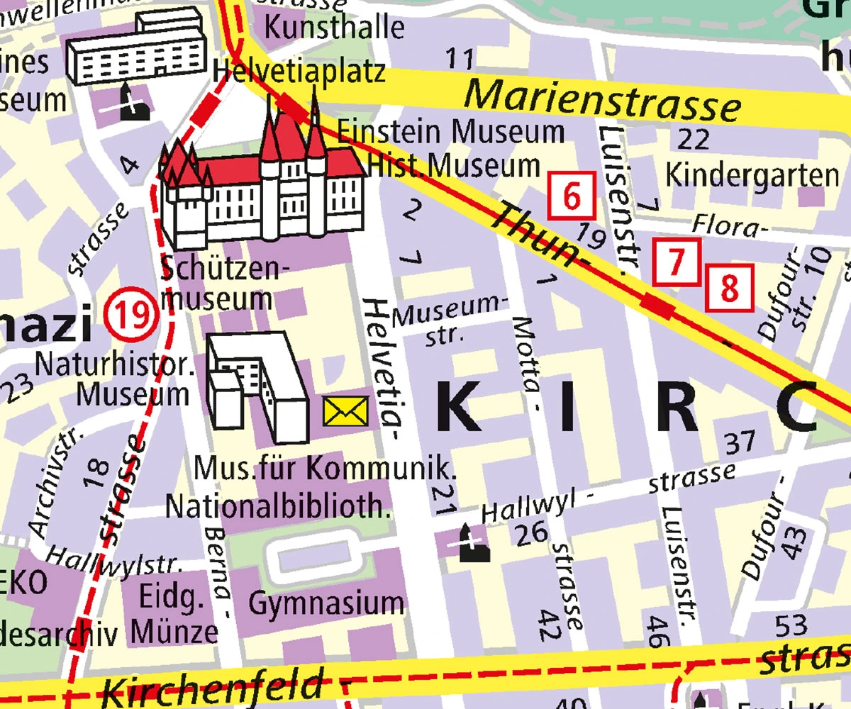 Stadtplan Bern 1:12'500